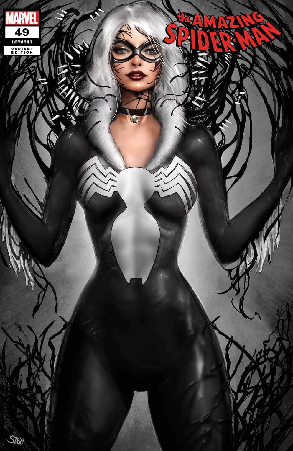 AMAZING SPIDER-MAN #49 - EXCLUSIVE - VENOMIZED BLACK CAT - SZERDY