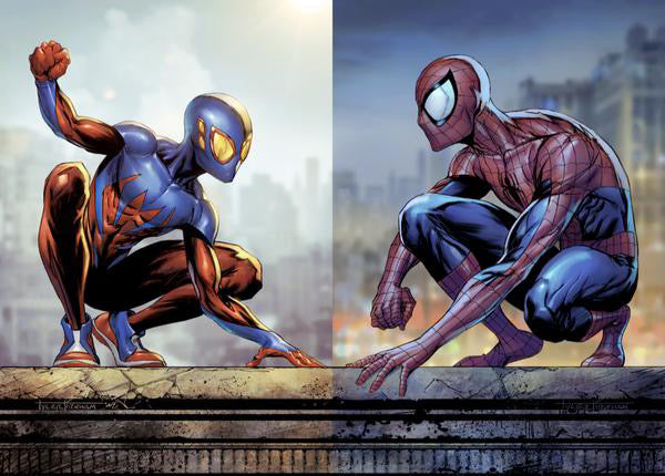 SPIDER-BOY #1 & AMAZING SPIDER-MAN 37 CONNECTING COVERS - EXCLUSIVE - TYLER KIRKHAM