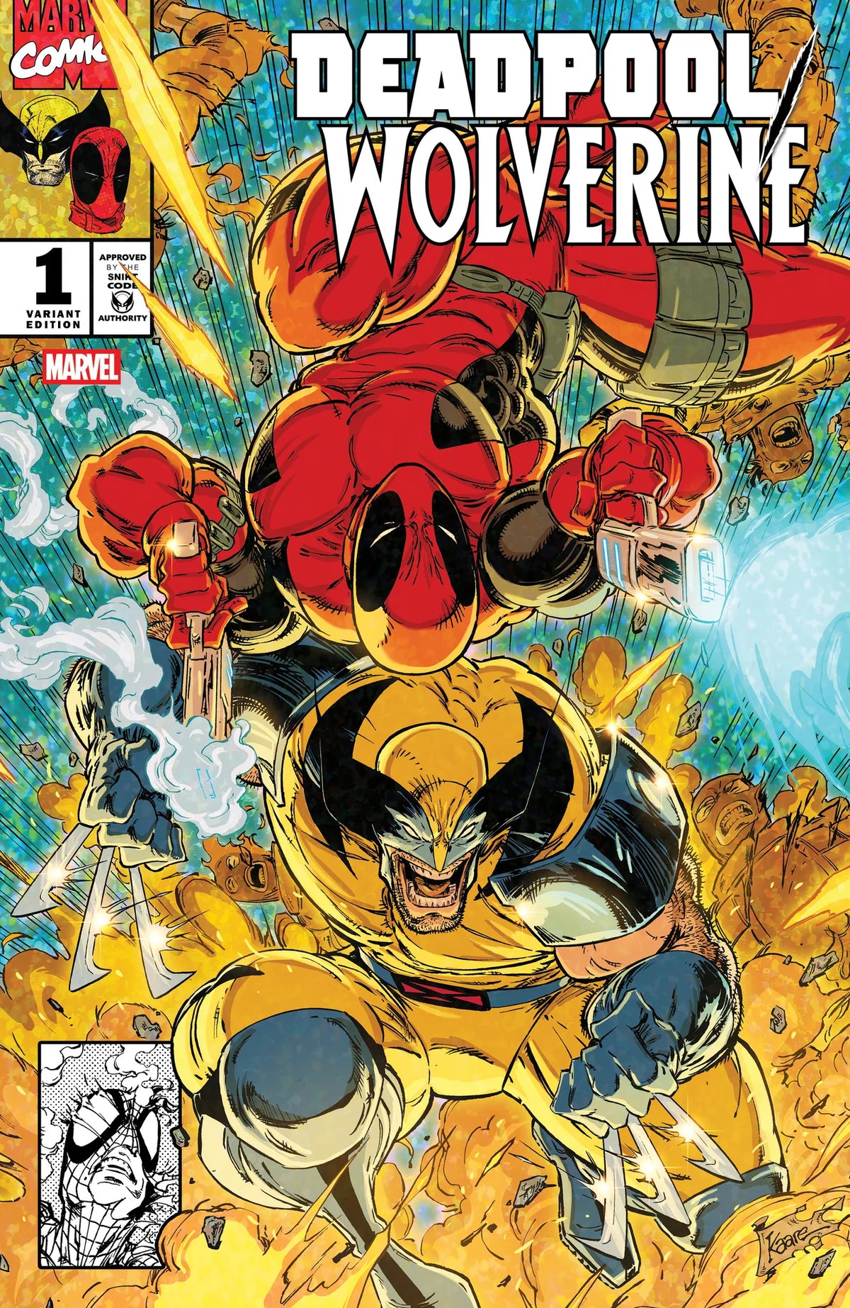 DEADPOOL WOLVERINE #1 EXCLUSIVE VIRGIN/TRADE - KAARE ANDREWS - PRESALE EST SHIP 1/12