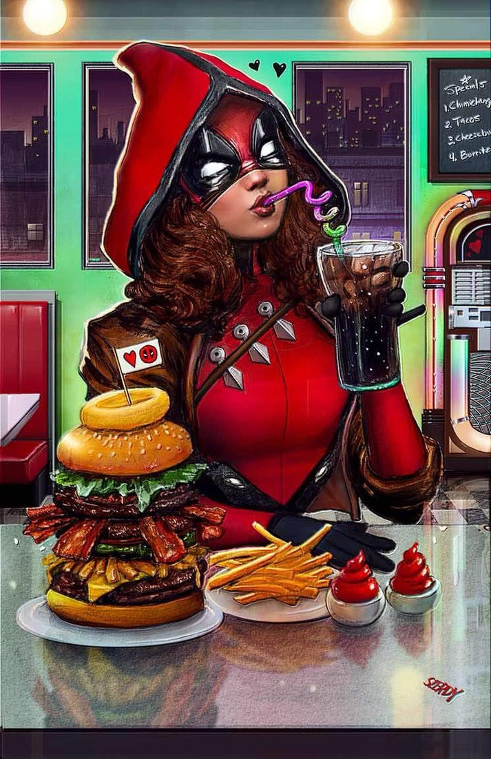 DEADPOOL #7- EXCLUSIVE - 1ST APP ELLIE AS DEADPOOL - SZERDY