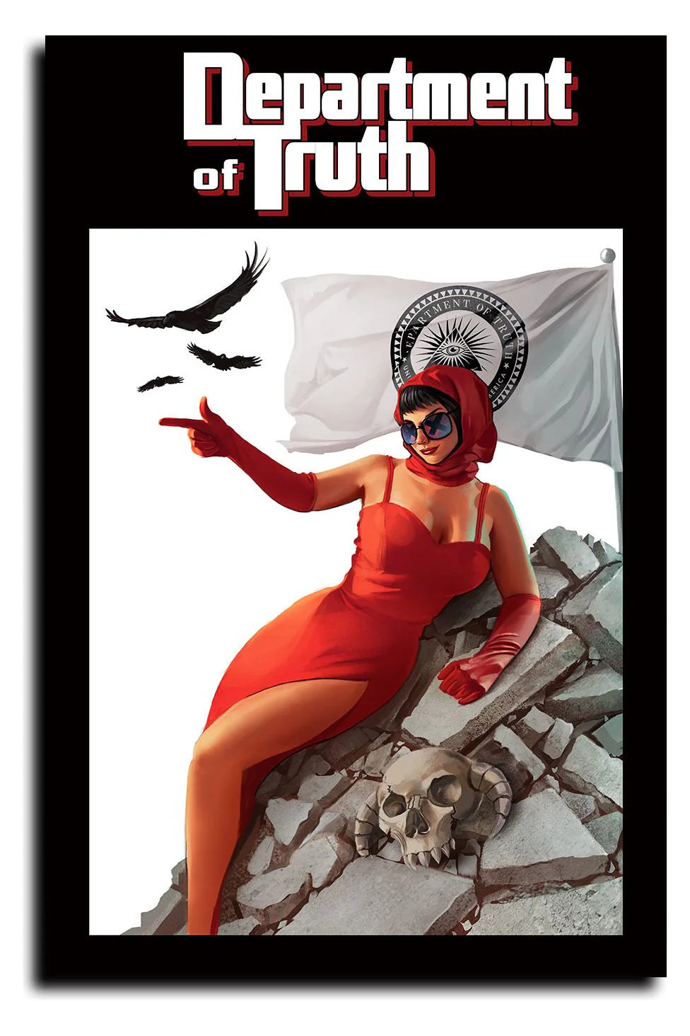 DEPARTMENT OF TRUTH #25 - EXCLUSIVE DAVE STEVENS HOMAGE BY MARCANO