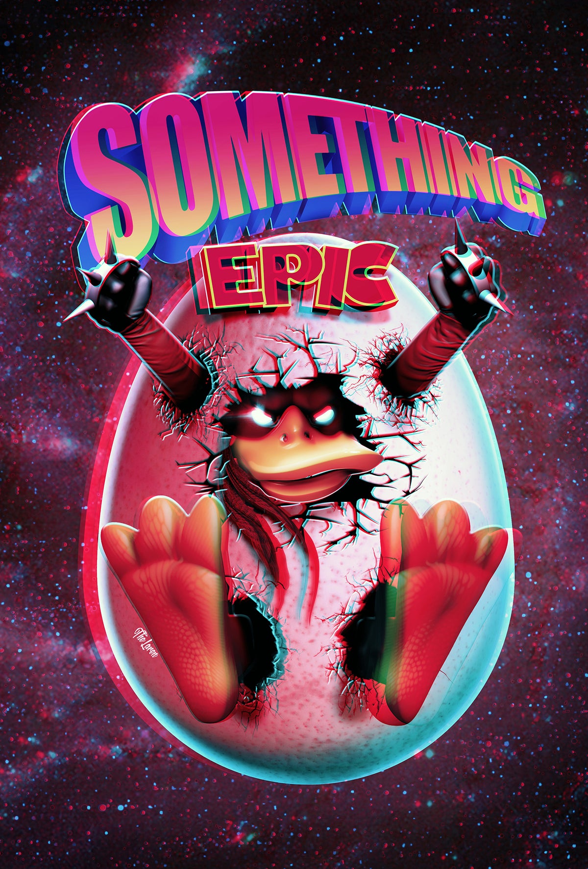 SOMETHING EPIC #1 - EXCLUSIVE 3D COVER - HAL LAREN - LIMITED 250