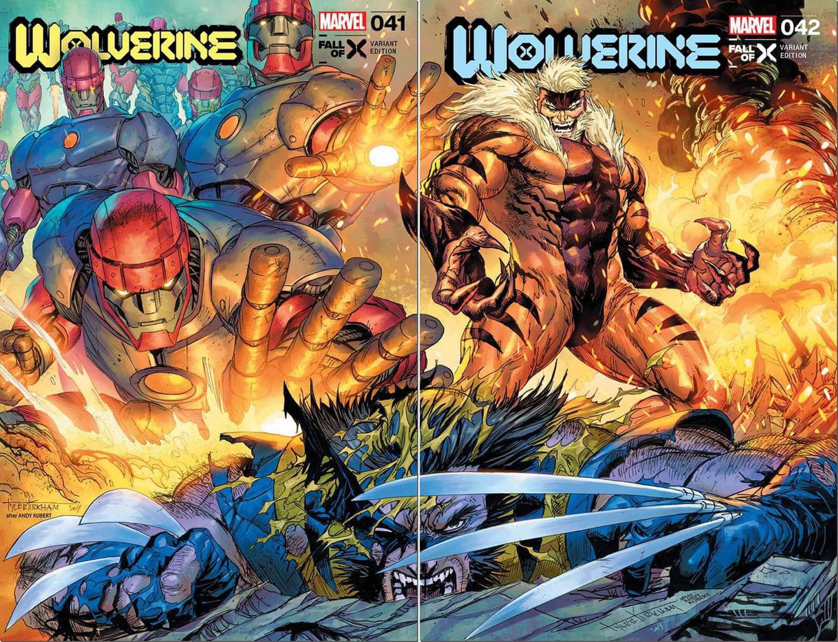 WOLVERINE #41 & 42 EXCLUSIVE CONNECTING COVER SET - TYLER KIRKHAM