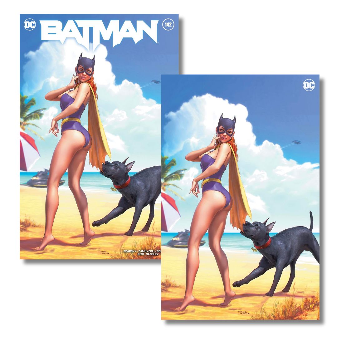 BATMAN #142 - EXCLUSIVE BATGIRL COPPERTONE HOMAGE - DA SILVA