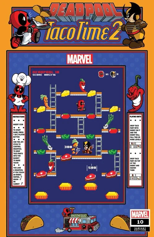 DEADPOOL #10 - EXCLUSIVE GAME TACO TIME HOMAGE - WAITE