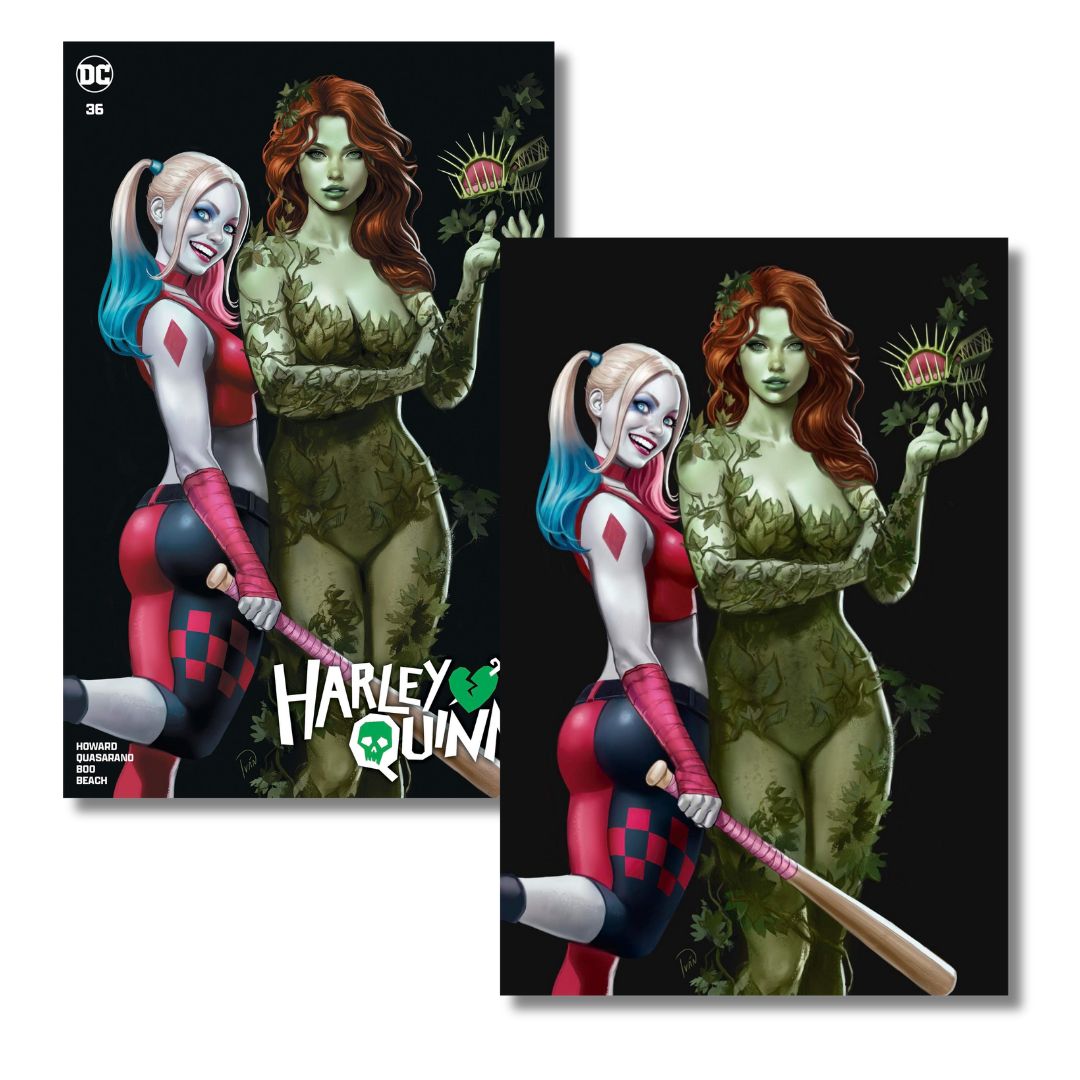 HARLEY QUINN #36 - EXCLUSIVE - POISON IVY - TALAVERA - FOIL LIMITED 800
