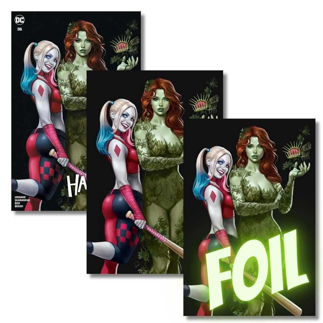 HARLEY QUINN #36 - EXCLUSIVE - POISON IVY - TALAVERA - FOIL LIMITED 800