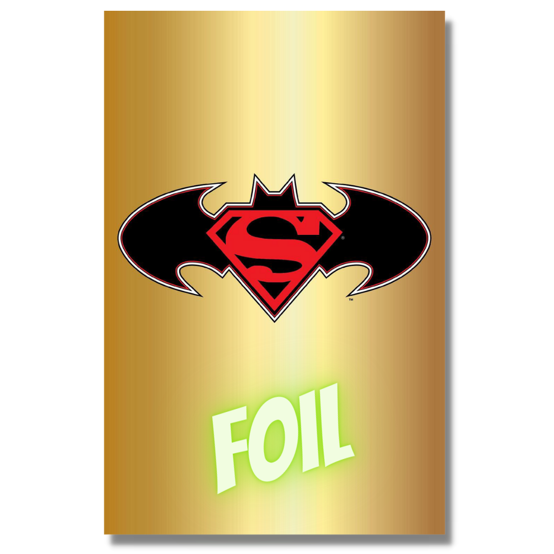 NYCC 2023 FOIL SUPERMAN BATMAN #1 - VIRGIN GOLD EXCLUSIVE