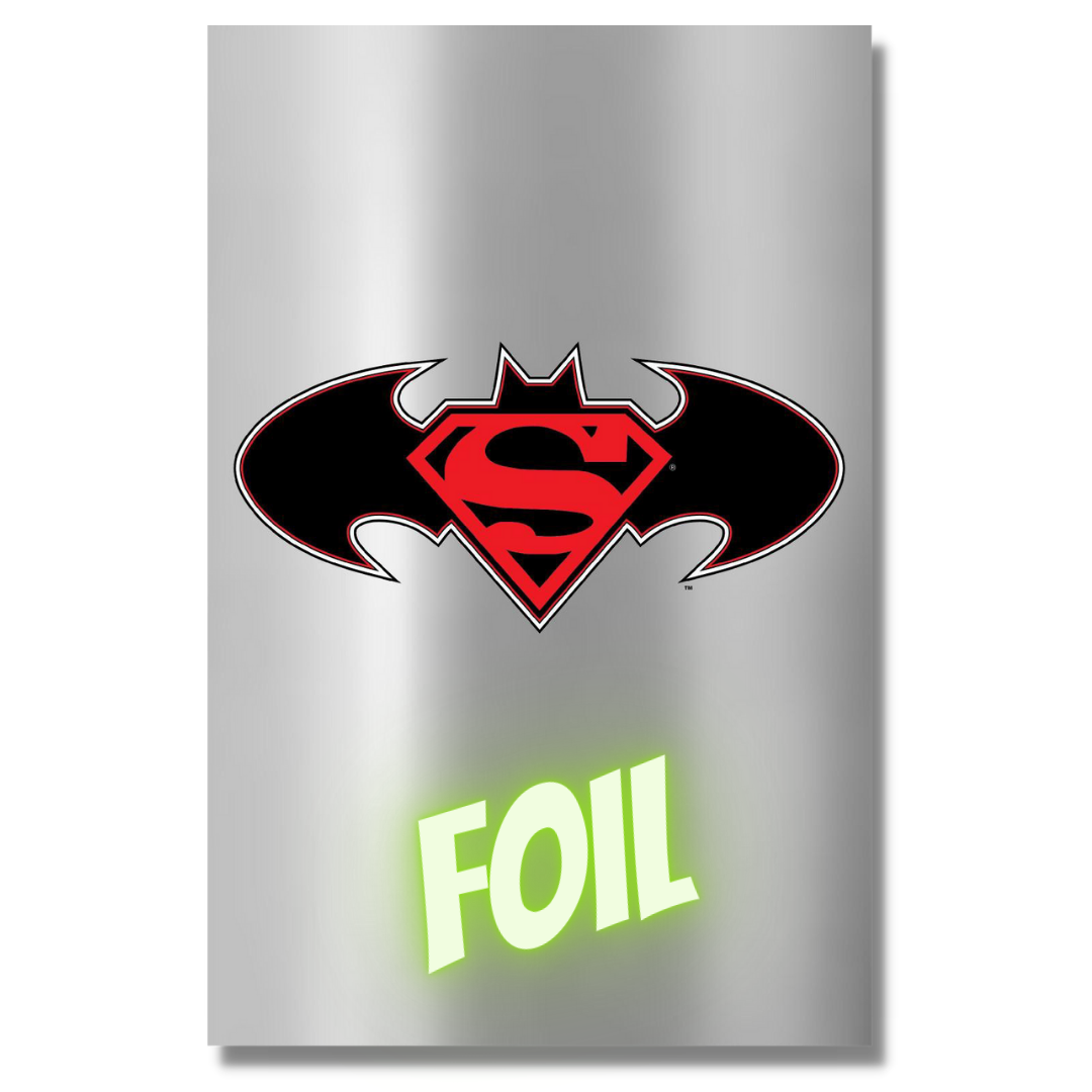 NYCC 2023 FOIL SUPERMAN BATMAN #1 - VIRGIN SILVER EXCLUSIVE
