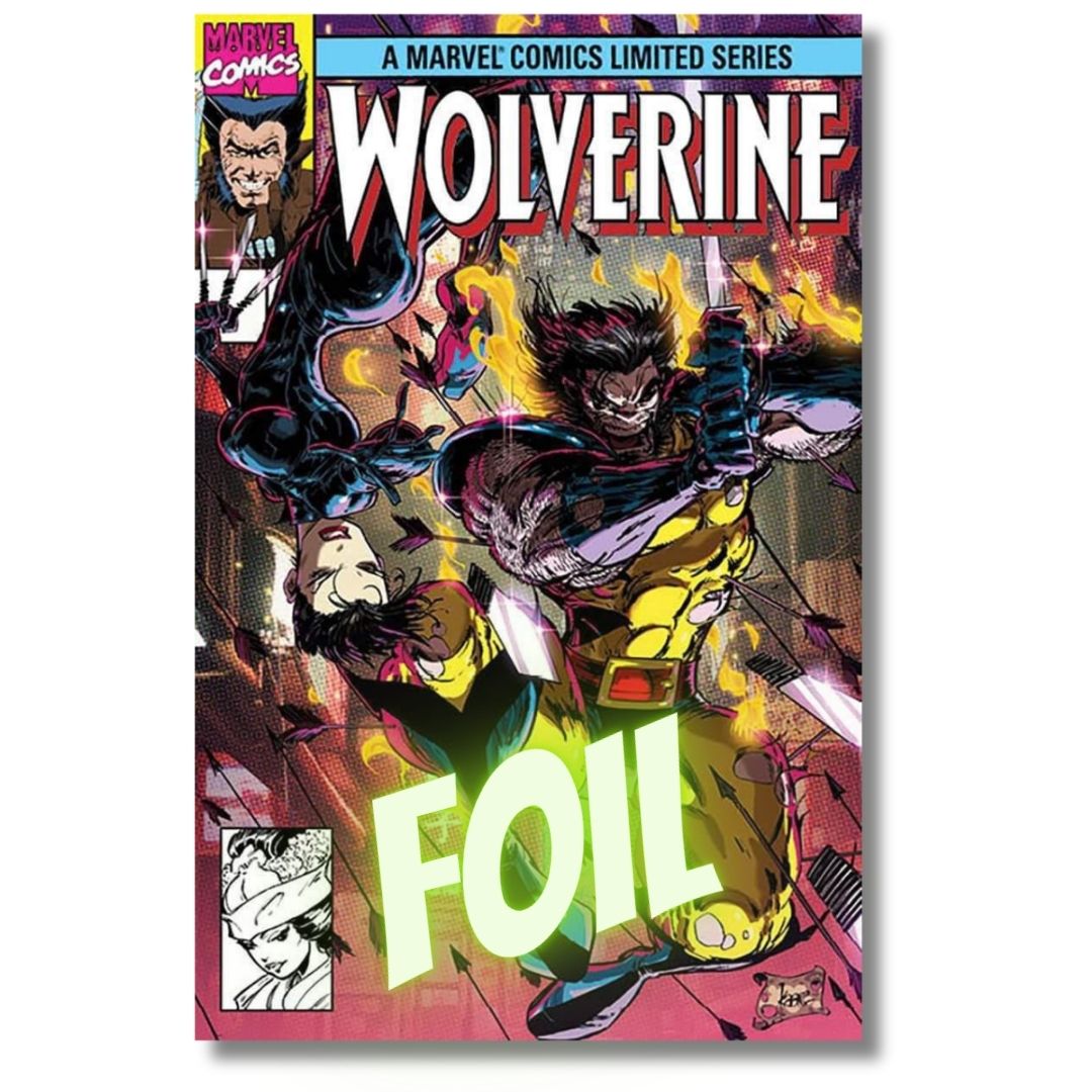 WOLVERINE #1 FACSIMILE - MEGAON FOIL EXCLUSIVE - KAARE ANDREWS - CLAREMONT/FRANK MILLER