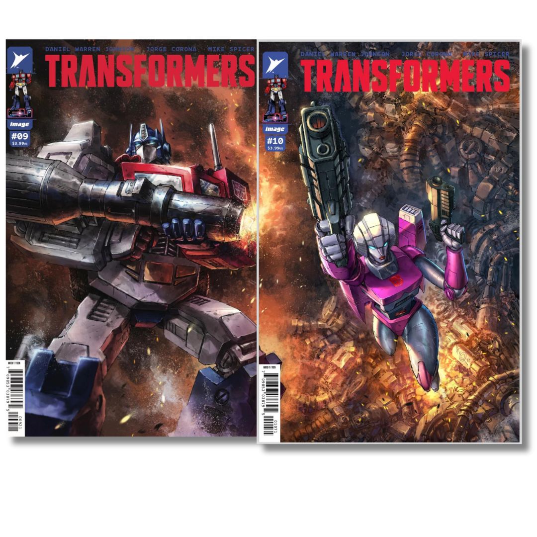 TRANSFORMERS #9 & 10 - EXCLUSIVE CONNECTING SET - QUAH - LTD 250