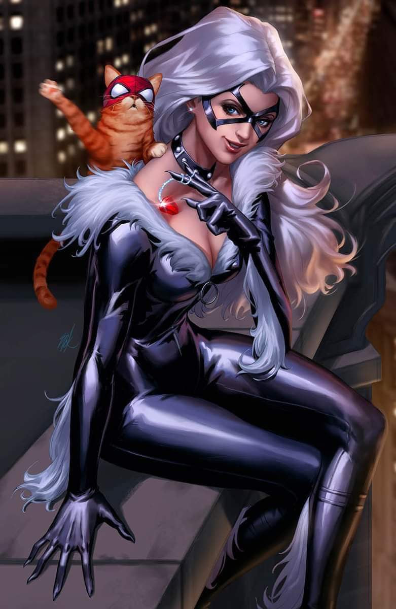 AMAZING SPIDER-MAN #33 - EXCLUSIVE - BLACK CAT - EJIKURE