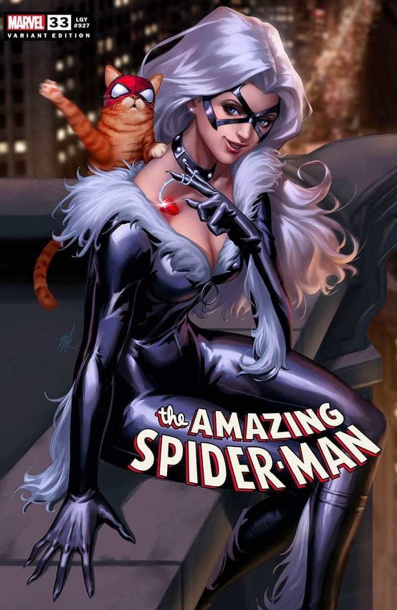 AMAZING SPIDER-MAN #33 - EXCLUSIVE - BLACK CAT - EJIKURE