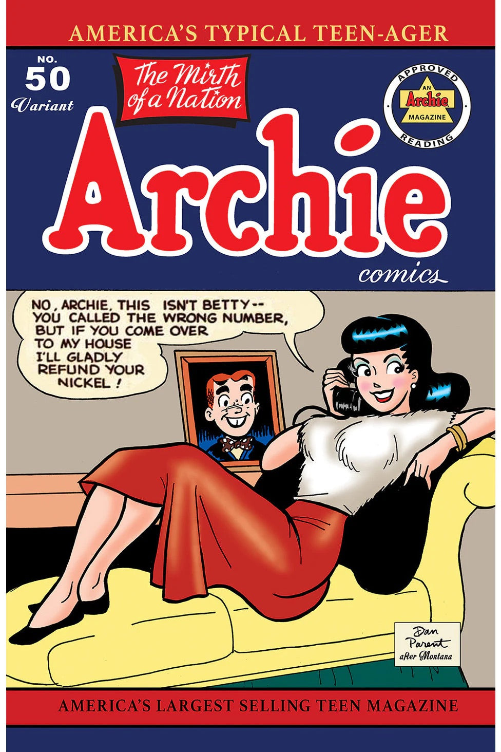 ARCHIE : BETTY & VERONICA FRIENDS FOREVER ROCK & ROLL #1 - EXCLUSIVE HOMAGE - DAN PARENT