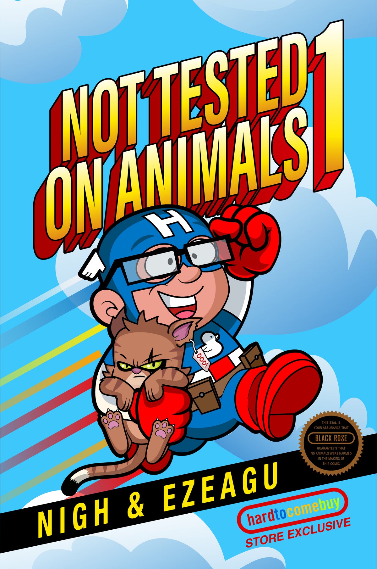 NOT TESTED ON ANIMALS  #1 - HTCB SUPER MARIO 2 EXCLUSIVE HOMAGE - TIM NOTARO