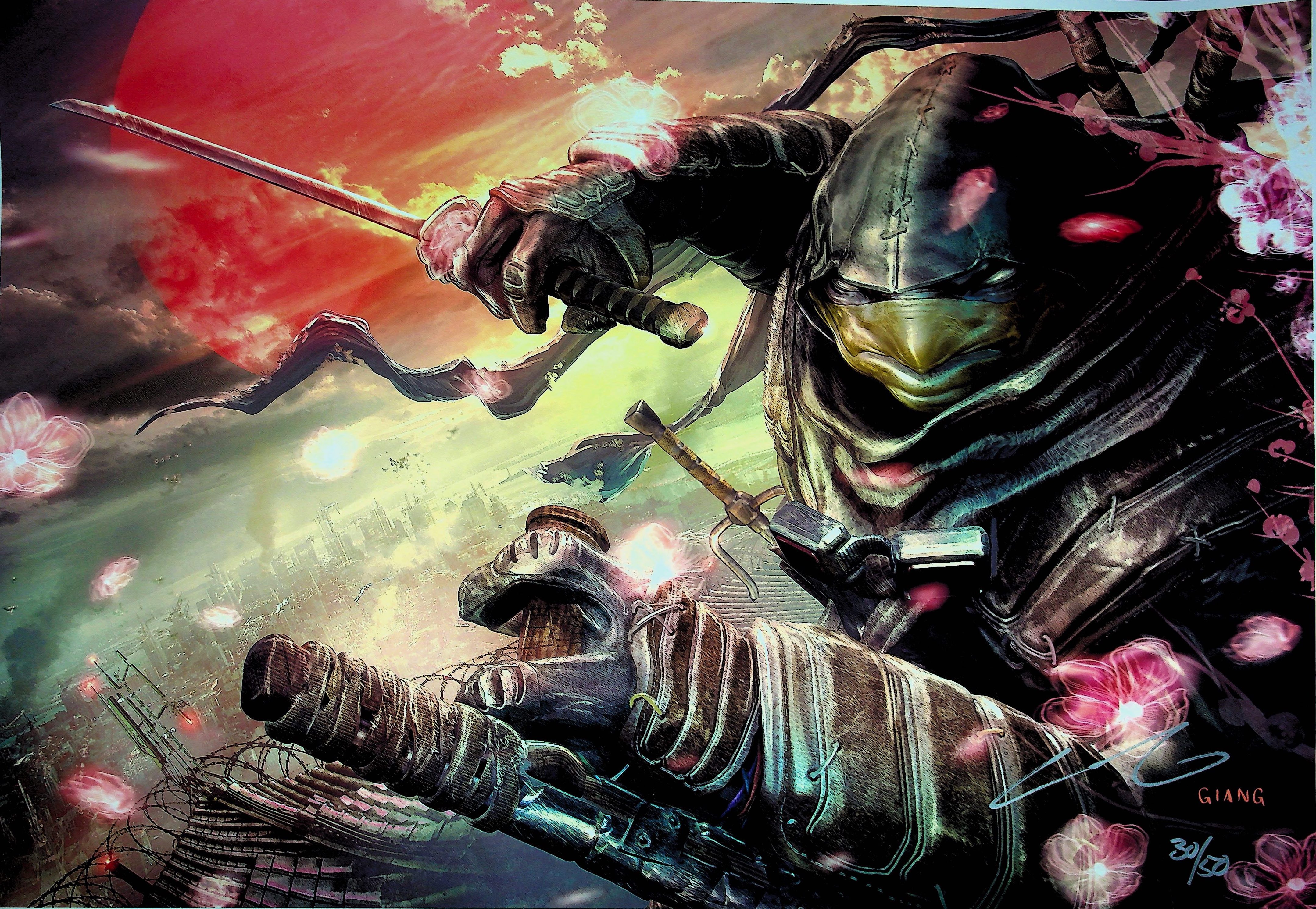 TMNT the last ronin print 2024 signed with c.o.a